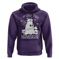 Cute Halloween Nurse I Found This Humerus Ghost Bone Pun Hoodie - Wonder Print Shop