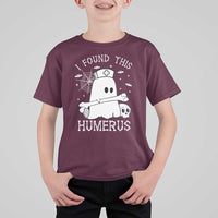 Cute Halloween Nurse I Found This Humerus Ghost Bone Pun T Shirt For Kid - Wonder Print Shop