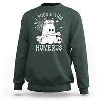 Cute Halloween Nurse I Found This Humerus Ghost Bone Pun Sweatshirt - Wonder Print Shop