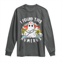 Halloween Ghost Nurse Long Sleeve Shirt I Found This Humerus Bone Pun - Wonder Print Shop