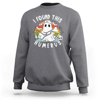 Halloween Ghost Nurse Sweatshirt I Found This Humerus Bone Pun - Wonder Print Shop