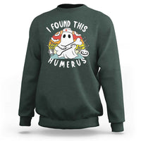 Halloween Ghost Nurse Sweatshirt I Found This Humerus Bone Pun - Wonder Print Shop