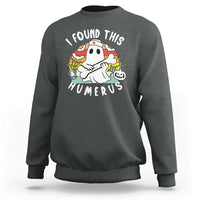 Halloween Ghost Nurse Sweatshirt I Found This Humerus Bone Pun - Wonder Print Shop