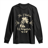 Funny Chicken Lover Gift Long Sleeve Shirt The Chicken Whisperer - Wonder Print Shop