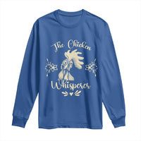 Funny Chicken Lover Gift Long Sleeve Shirt The Chicken Whisperer - Wonder Print Shop