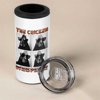 Funny Farm Animal Gift 4 in 1 Can Cooler Tumbler The Chicken Whisperer
