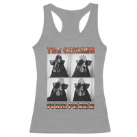 Funny Farm Animal Gift Racerback Tank Top The Chicken Whisperer - Wonder Print Shop