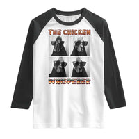 Funny Farm Animal Gift Raglan Shirt The Chicken Whisperer - Wonder Print Shop