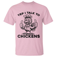 Funny Farm Animal Gift T Shirt Yep I Talk To Chickens - Wonder Print Shop