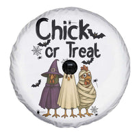 Funny Halloween Chicken Spare Tire Cover Chick Or Treat Spooky Gift - Wonder Print Shop