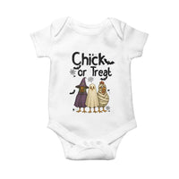 Funny Halloween Chicken Baby Onesie Chick Or Treat Spooky Gift - Wonder Print Shop