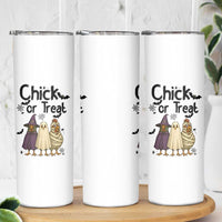 Funny Halloween Chicken Skinny Tumbler Chick Or Treat Spooky Gift
