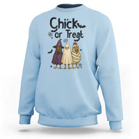 Funny Halloween Chicken Sweatshirt Chick Or Treat Spooky Gift - Wonder Print Shop