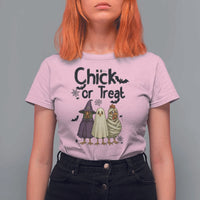 Funny Halloween Chicken T Shirt For Women Chick Or Treat Spooky Gift - Wonder Print Shop