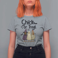 Funny Halloween Chicken T Shirt For Women Chick Or Treat Spooky Gift - Wonder Print Shop