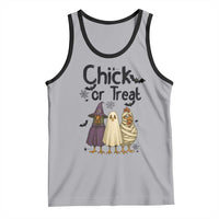 Funny Halloween Chicken Tank Top Chick Or Treat Spooky Gift - Wonder Print Shop