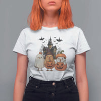 Halloween Chicken Cosplay T Shirt For Women Funny Farm Life Gift - Wonder Print Shop