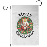 Funny Christmas Chicken Lovers Garden Flag Merry Chickmas Santa Gift - Wonder Print Shop