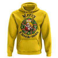 Funny Christmas Chicken Lovers Hoodie Merry Chickmas Santa Gift - Wonder Print Shop
