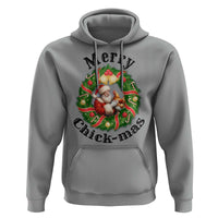 Funny Christmas Chicken Lovers Hoodie Merry Chickmas Santa Gift - Wonder Print Shop