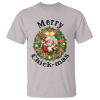Funny Christmas Chicken Lovers T Shirt Merry Chickmas Santa Gift - Wonder Print Shop