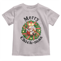 Funny Christmas Chicken Lovers Toddler T Shirt Merry Chickmas Santa Gift - Wonder Print Shop