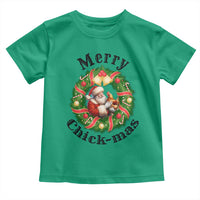 Funny Christmas Chicken Lovers Toddler T Shirt Merry Chickmas Santa Gift - Wonder Print Shop