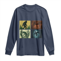 Mothman Bigfoot Chupacabra Jersey Devil Long Sleeve Shirt Cryptid Legends Gift - Wonder Print Shop