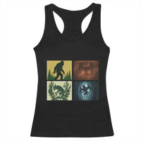 Mothman Bigfoot Chupacabra Jersey Devil Racerback Tank Top Cryptid Legends Gift - Wonder Print Shop