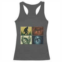 Mothman Bigfoot Chupacabra Jersey Devil Racerback Tank Top Cryptid Legends Gift - Wonder Print Shop
