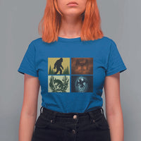 Mothman Bigfoot Chupacabra Jersey Devil T Shirt For Women Cryptid Legends Gift - Wonder Print Shop