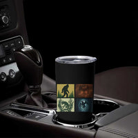 Mothman Bigfoot Chupacabra Jersey Devil Tumbler Cup Cryptid Legends Gift