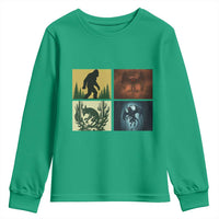 Mothman Bigfoot Chupacabra Jersey Devil Youth Sweatshirt Cryptid Legends Gift - Wonder Print Shop