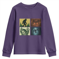 Mothman Bigfoot Chupacabra Jersey Devil Youth Sweatshirt Cryptid Legends Gift - Wonder Print Shop