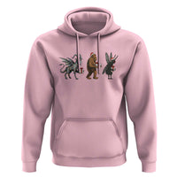 Christmas Cryptid Gift Hoodie Bigfoot Jersey Devil Mothman Santa - Wonder Print Shop
