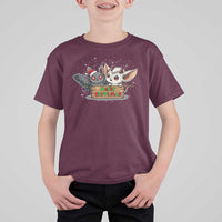 Mothman And Jersey Devil T Shirt For Kid Merry Cryptmas Funny Holiday Gift - Wonder Print Shop