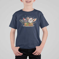 Mothman And Jersey Devil T Shirt For Kid Merry Cryptmas Funny Holiday Gift - Wonder Print Shop