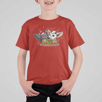 Mothman And Jersey Devil T Shirt For Kid Merry Cryptmas Funny Holiday Gift - Wonder Print Shop
