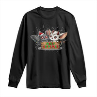 Mothman And Jersey Devil Long Sleeve Shirt Merry Cryptmas Funny Holiday Gift - Wonder Print Shop