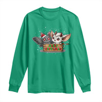 Mothman And Jersey Devil Long Sleeve Shirt Merry Cryptmas Funny Holiday Gift - Wonder Print Shop