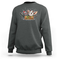 Mothman And Jersey Devil Sweatshirt Merry Cryptmas Funny Holiday Gift - Wonder Print Shop