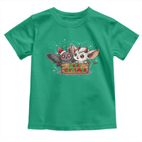 Mothman And Jersey Devil Toddler T Shirt Merry Cryptmas Funny Holiday Gift - Wonder Print Shop