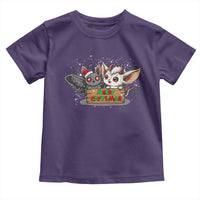 Mothman And Jersey Devil Toddler T Shirt Merry Cryptmas Funny Holiday Gift - Wonder Print Shop