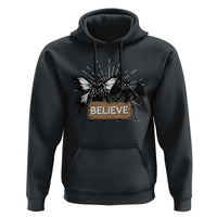 Mothman Jersey Devil Hoodie Believe Cryptid Folklore Gift - Wonder Print Shop