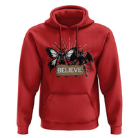 Mothman Jersey Devil Hoodie Believe Cryptid Folklore Gift - Wonder Print Shop