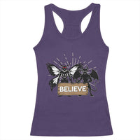 Mothman Jersey Devil Racerback Tank Top Believe Cryptid Folklore Gift - Wonder Print Shop
