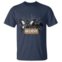 Mothman Jersey Devil T Shirt Believe Cryptid Folklore Gift - Wonder Print Shop