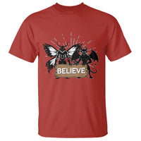 Mothman Jersey Devil T Shirt Believe Cryptid Folklore Gift - Wonder Print Shop