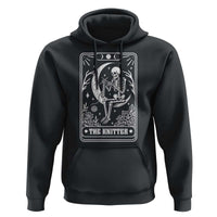 The Knitter Skeleton Hoodie Knitting Lover Gift Tarot Card Graphic - Wonder Print Shop