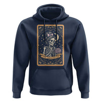 The Crocheter Skeleton Hoodie Crochet Lover Gift Tarot Card Graphic - Wonder Print Shop